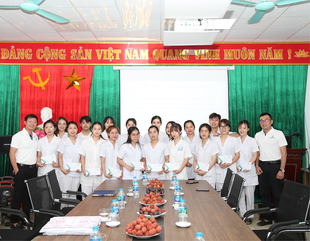 Lễ tổng kết – chia tay Đoàn sinh viên thực tập của Trường Cao đẳng Ngô Gia Tự Bắc Giang