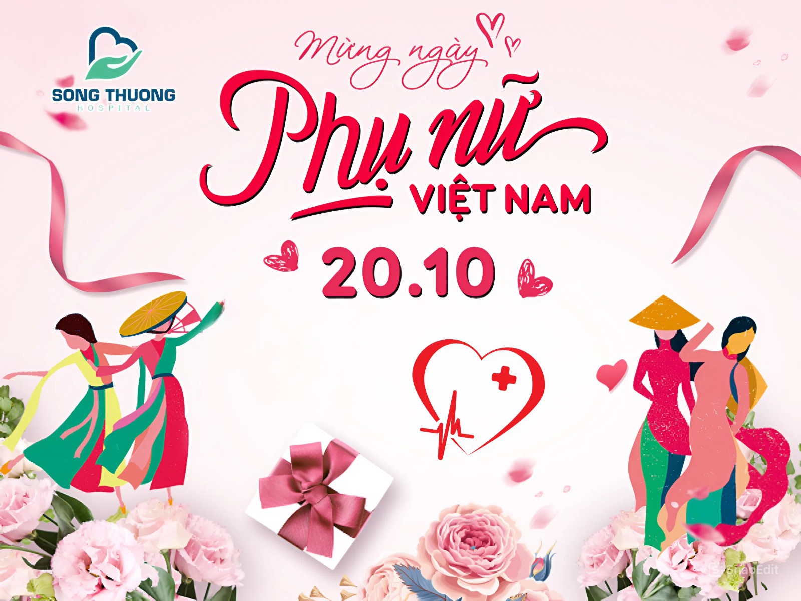 🌸BỆNH VIỆN ĐA KHOA SÔNG THƯƠNG CHÚC MỪNG NGÀY PHỤ NỮ VIỆT NAM 20/10 🌸